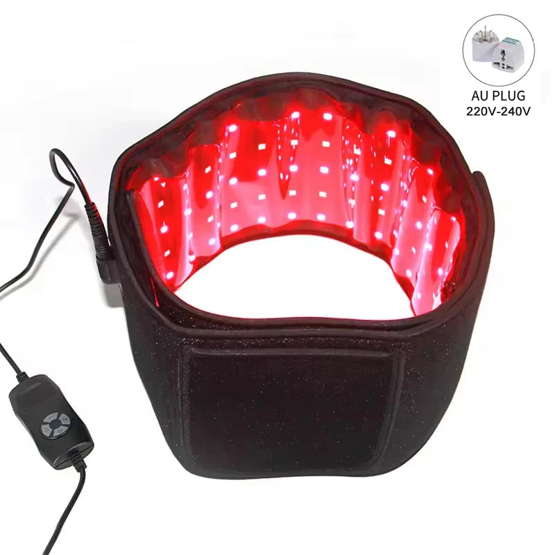 LED massagebälte – rött ljus & värme mot smärta